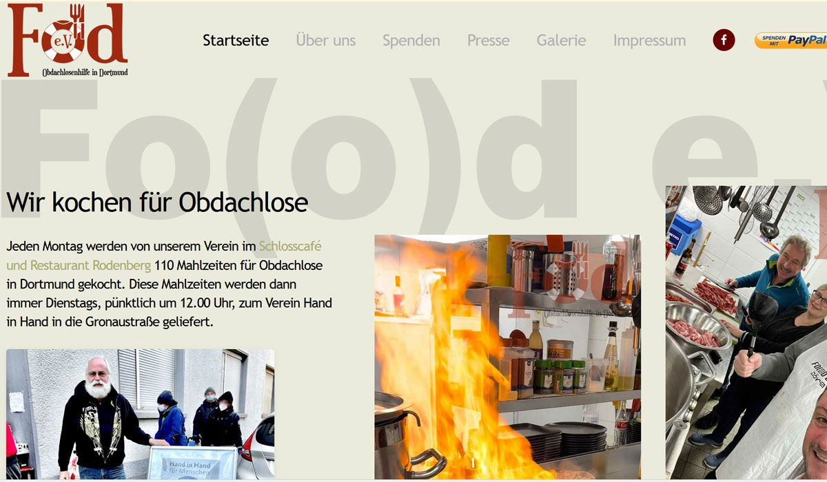 Webpräsenz von Fod e.V. aus Dortmund